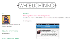 Desktop Screenshot of feelslikewhitelightning.com