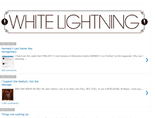 Tablet Screenshot of feelslikewhitelightning.com